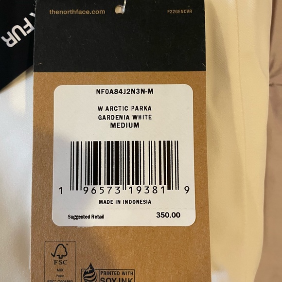 The North Face women’s Arctic Parka M in Gardenia White - Picture 7 of 8